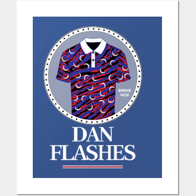 Dan Flashes Zubaz Dark Shirt Wall Art by YudiDesign